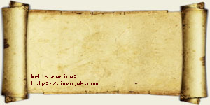 Nina Dedinac vizit kartica